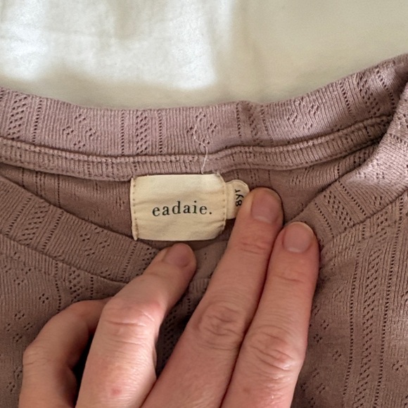 Mauve Ribbed Two-Piece Lounge Set - Picture 2 of 2